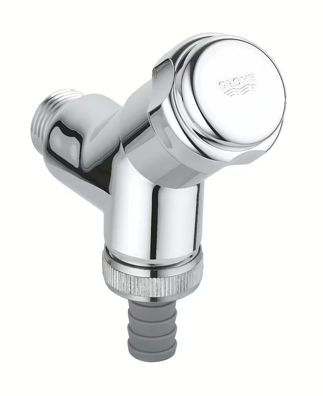 Rohový ventil Grohe pro montáž na stěnu s mazivovou komorou 1/2 a povrchem Grohe StarLight