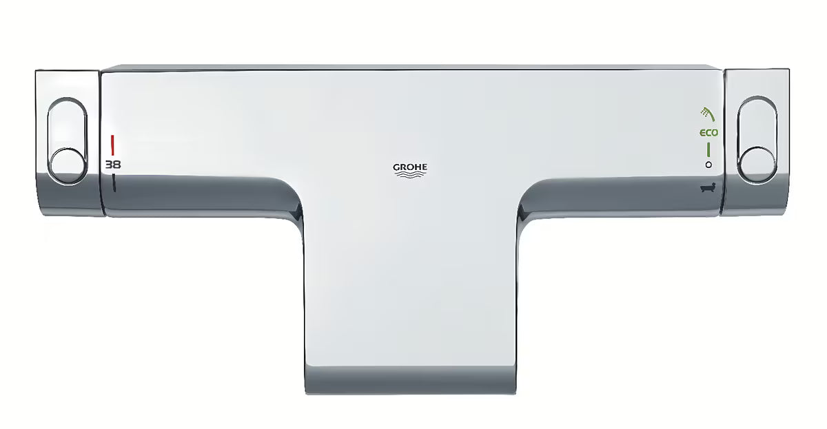 Chromová termostatická nástěnná vanová baterie Grohe Grohtherm 2000 s přepínáním vana sprcha