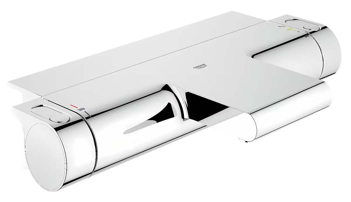 Chromová termostatická vanová a sprchová baterie Grohe Grohtherm 2000 s CoolTouch a přepínačem vana sprcha