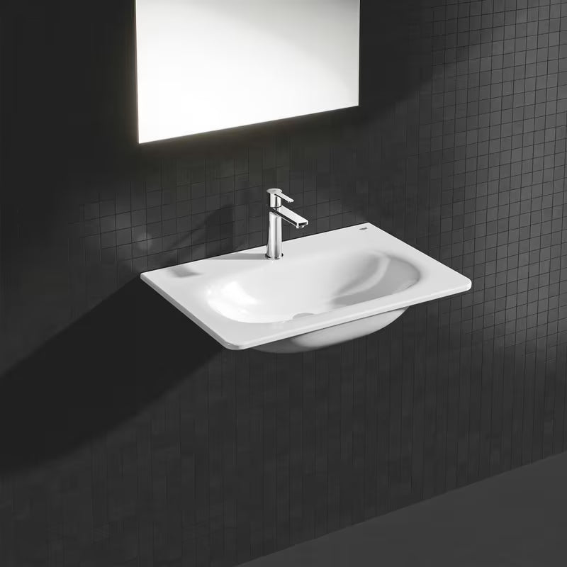 Chromová páková umyvadlová baterie Grohe Lineare se standardní výpustí