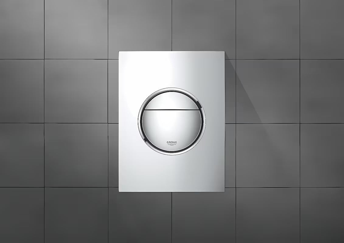Chromové ovládací splachovací tlačítko Grohe Nova Cosmopolitan S pro podomítkové nádrže