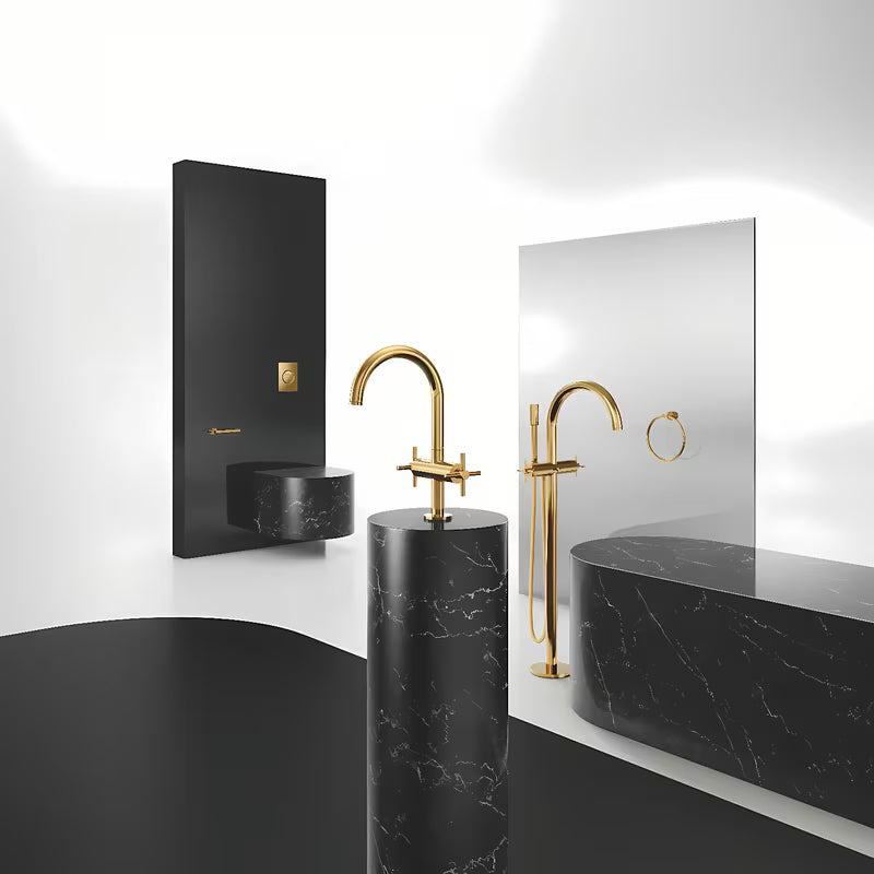 Splachovací ovládací tlačítko Grohe Nova Cosmopolitan S v barvě cool sunrise pro podomítkové nádrže