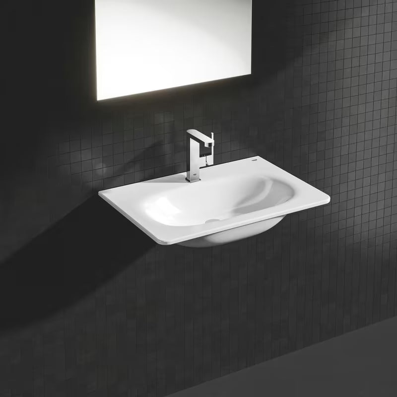 Chromová páková umyvadlová baterie Grohe Plus s otočnou výpustí a odtokovou soupravou