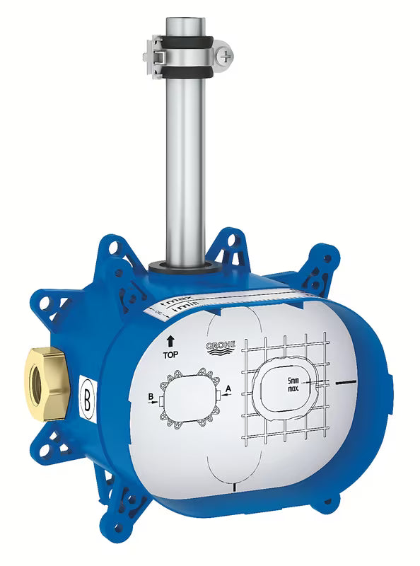 Podomítkové těleso Grohe Rainshower s nepropustným pouzdrem a ochranným krytem pro instalaci