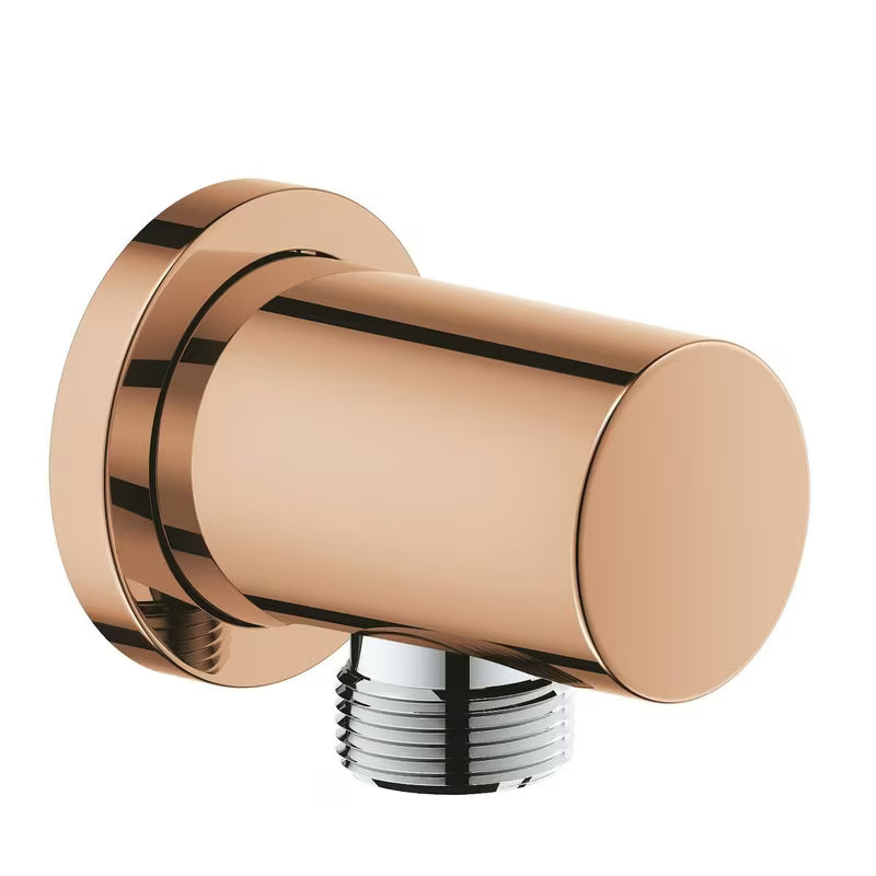 Podomítkový vývod Grohe Rainshower neutral s kruhovou rozetkou v povrchu warm sunset