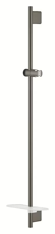 Sprchová tyč Grohe Rainshower SmartActive 900 mm s poličkou v provedení kartáčovaný Hard Graphite