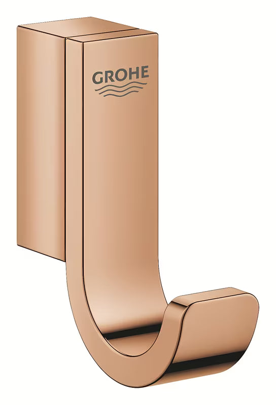 Kovový háček na župan Grohe Selection v povrchové úpravě warm sunset se skrytým upevněním