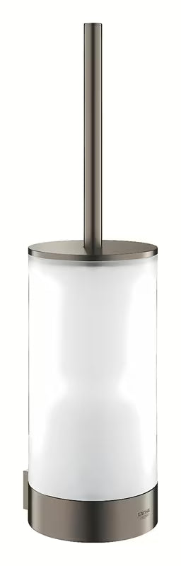 Nástěnná WC štětka Grohe Selection v provedení kartáčovaný hard graphite se skrytým upevněním