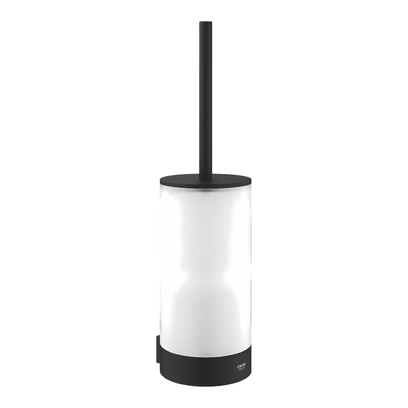 Sieninė rinkinys WC šepečiai Grohe Selection, spalva phantom black, paslėptas tvirtinimas