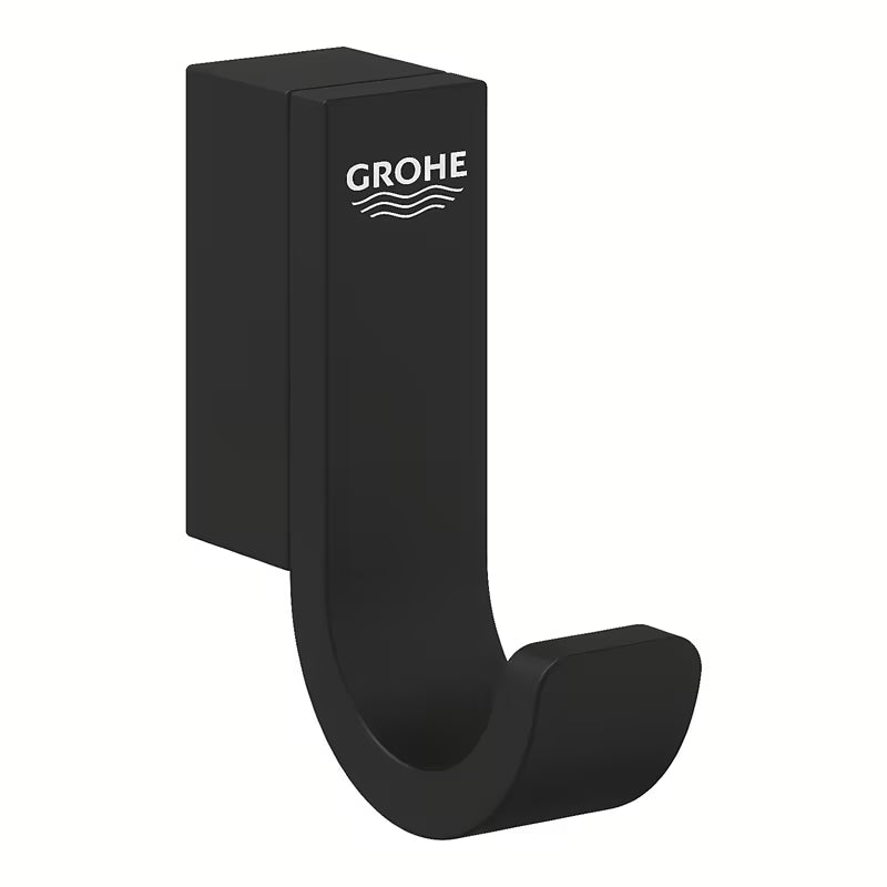 Háček na župan Grohe Selection v barvě phantom black se skrytým upevněním