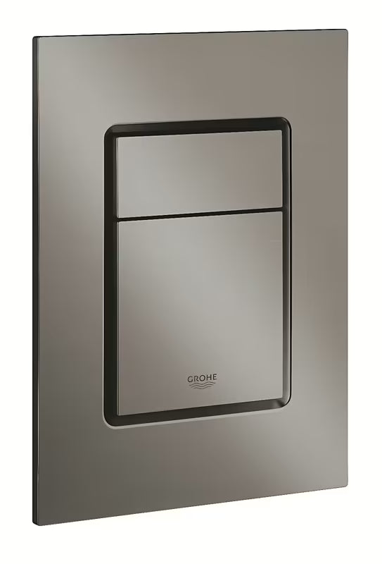 Splachovací tlačítko Grohe Skate Cosmopolitan S v barvě kartáčovaný Hard Graphite pro podomítkové nádrže