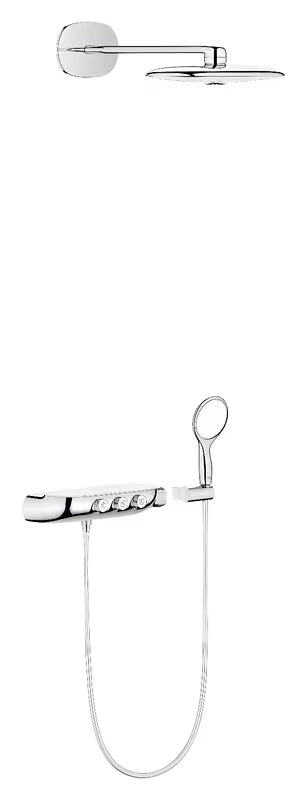 Podomítkový sprchový systém Grohe Smart Control v provedení chrome s hlavovou a ruční sprchou