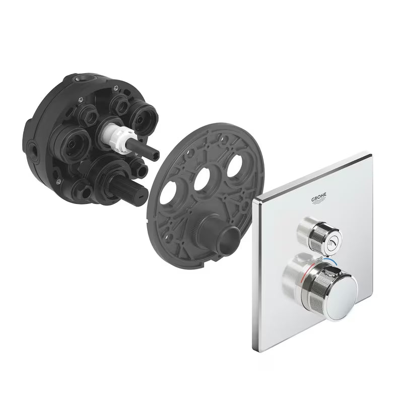 Chromová podomítková termostatická sprchová baterie Grohe Grohtherm SmartControl s tlačítkovým ovládáním SmartControl