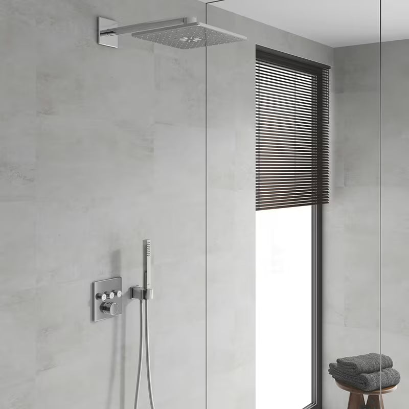 Podomítkový sprchový systém Grohe Smart Control v chromu s hlavovou a ruční sprchou