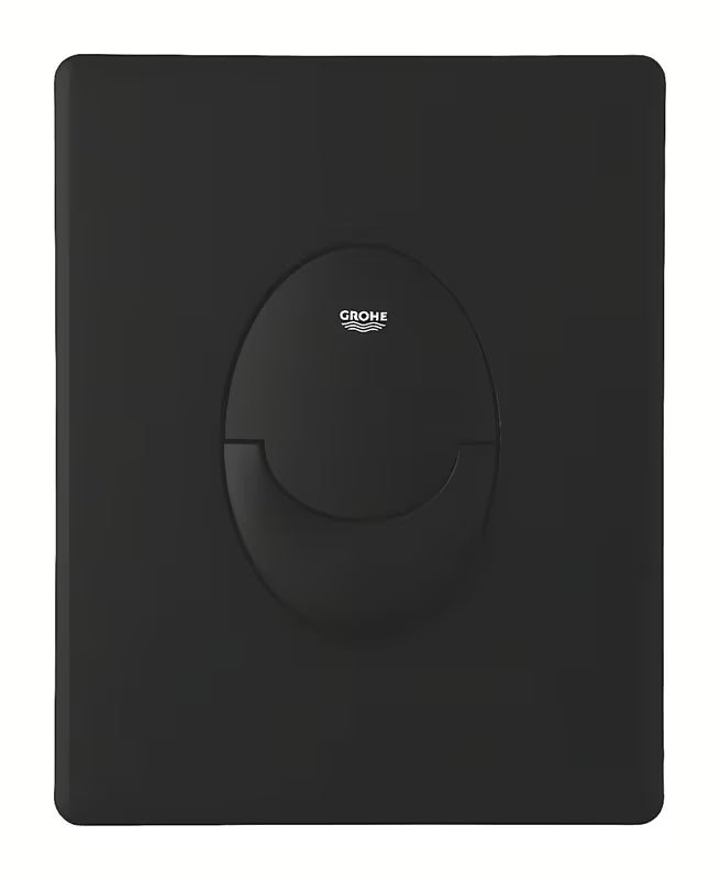 Ovládací tlačítko Grohe Start v matné černé phantom black pro 2-činné splachování a start/stop