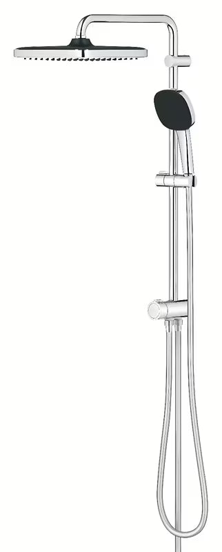 Sprchový systém Grohe Vitalio Comfort System v chromu s hlavovou a ruční sprchou