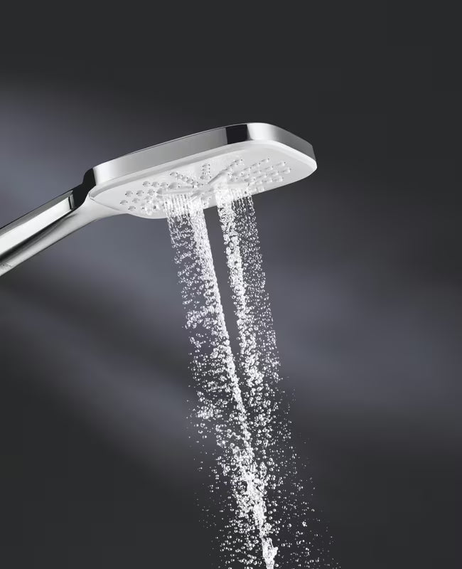 Chromuotas rankinis dušas Grohe Vitalio 130 SmartActive Cube su trimis srovėmis ir SmartTip valdymu