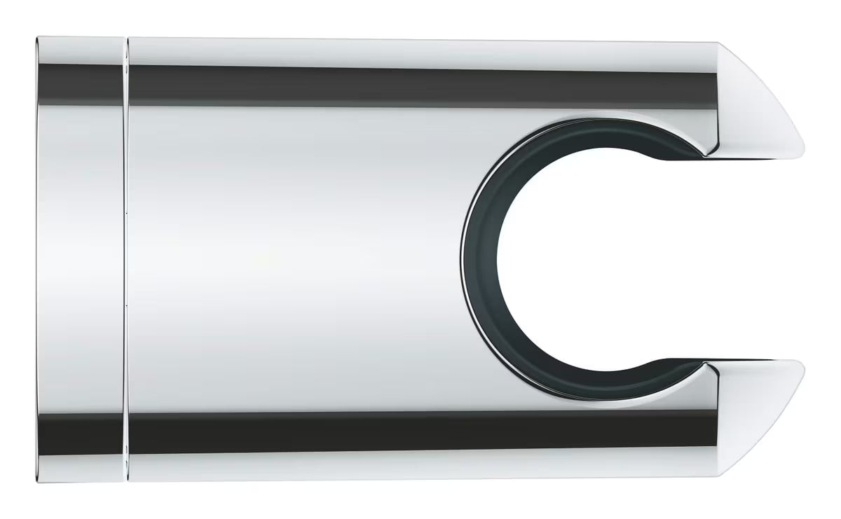 Chromový pevný držák sprchy Grohe Vitalio Universal pro montáž šroubováním nebo lepením.