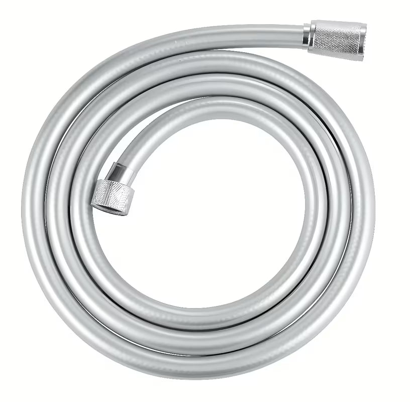 Chromová sprchová hadice Grohe VitalioFlex Silver 1750 mm s funkcí TwistStop a ochranou AntiFold