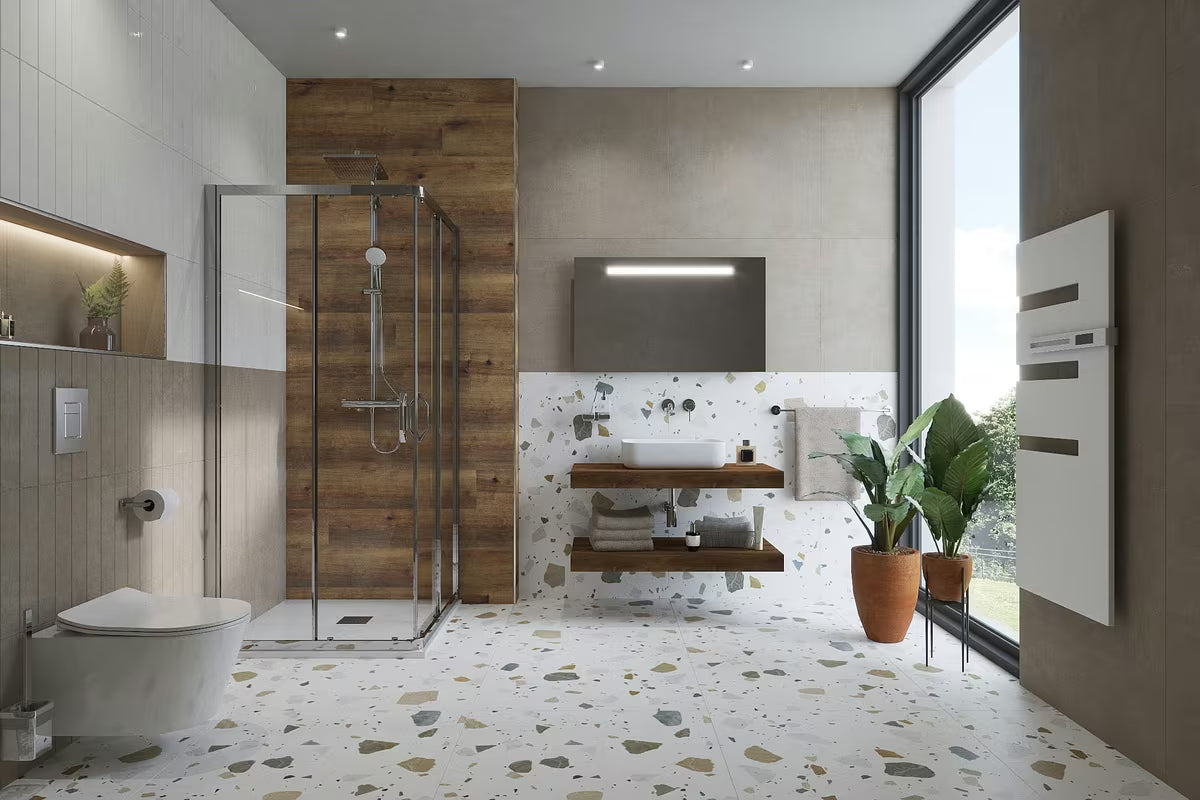 Čtvercový sprchový kout Hüppe Next 80x80 cm s leskle chromovými profily a čirým sklem
