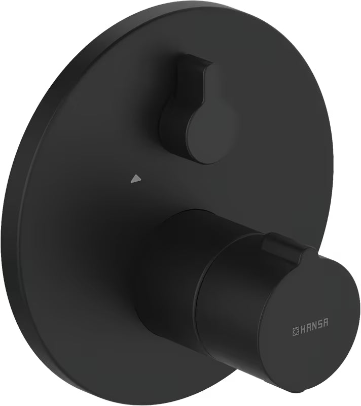 Hansa Home podomítková termostatická sprchová baterie v černé matné povrchové úpravě