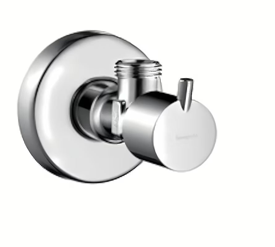 Rohový ventil Hansgrohe se standardním připojením G 1/2 na G 3/8