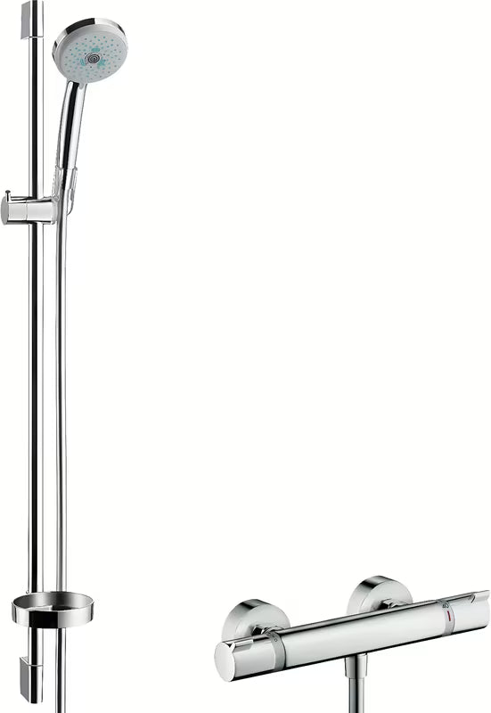 Hansgrohe Croma 100 termostatická sprchová baterie se sprchovým setem v chromovém provedení
