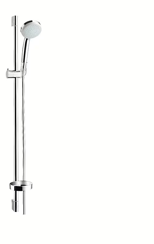 Hansgrohe Croma 100 sprchový set v provedení chrome s ruční sprchou, tyčí, hadicí, jezdcem a mýdlenkou