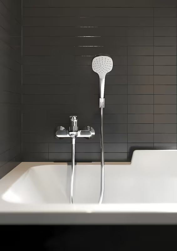 Hansgrohe Croma Select vanový set s ruční sprchou 110 mm v provedení bílá a chrom