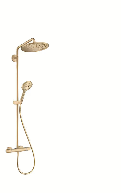 Hansgrohe Croma-Select sprchový systém s termostatickou baterií v kartáčovaném bronzu s horní sprchou 280 mm