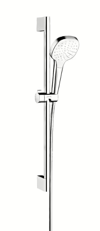 Hansgrohe Croma Select E sprchový set v provedení bílá a chrom s ruční sprchou, tyčí Unica a hadicí