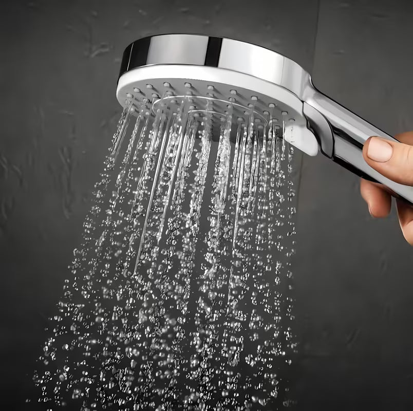 Hansgrohe Crometta E sprchový systém s termostatickou baterií v chromu s horní a ruční sprchou