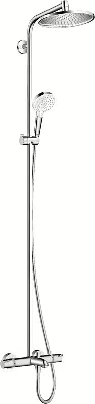 Hansgrohe Crometta S sprchový systém pro vanu s termostatem, horní sprchou 240 mm a ruční sprchou v chromu