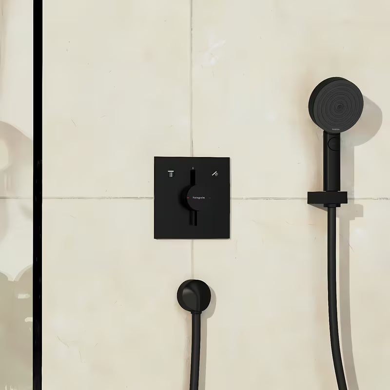Hansgrohe DuoTurn E podomítková sprchová baterie pro 2 spotřebiče v matné černé barvě