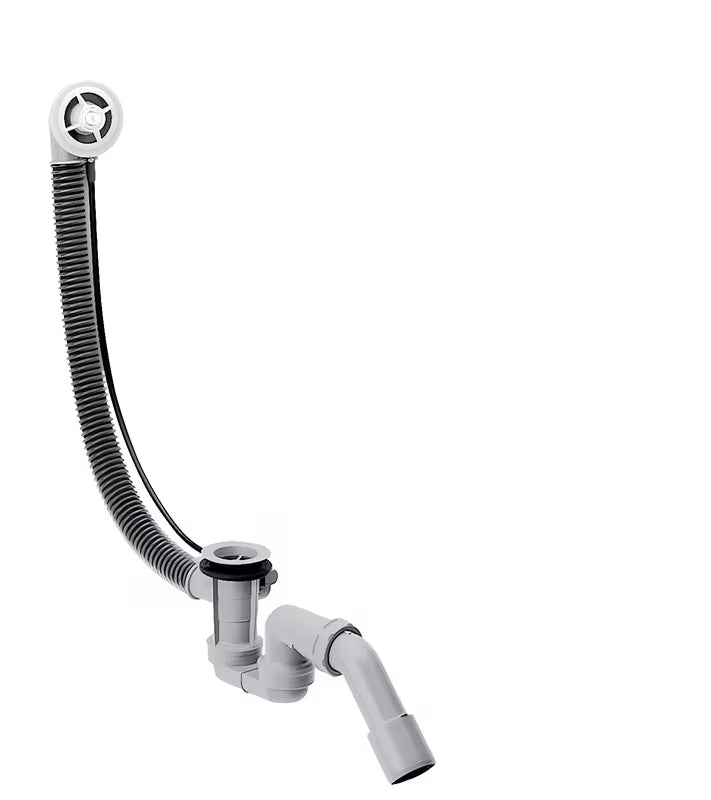Hansgrohe Flexaplus vanový automat v šedém provedení pro standardní vany