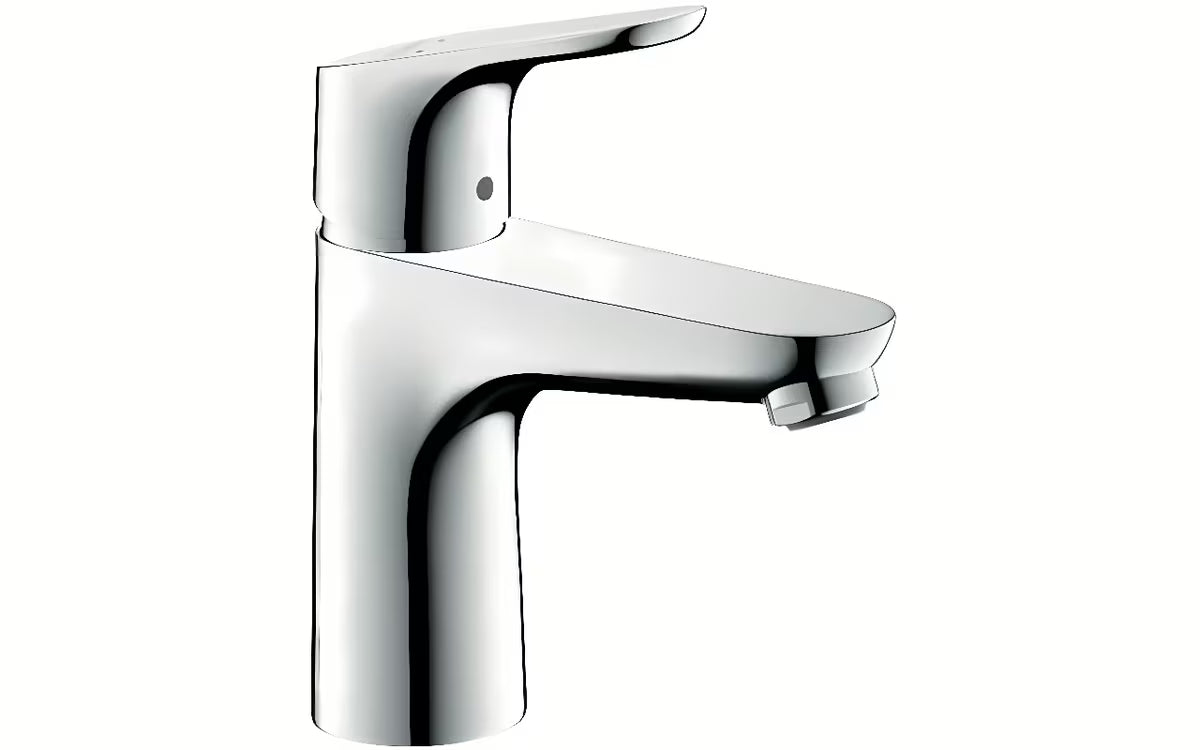Chromová páková umyvadlová baterie Hansgrohe Focus bez výpusti s normálním proudem
