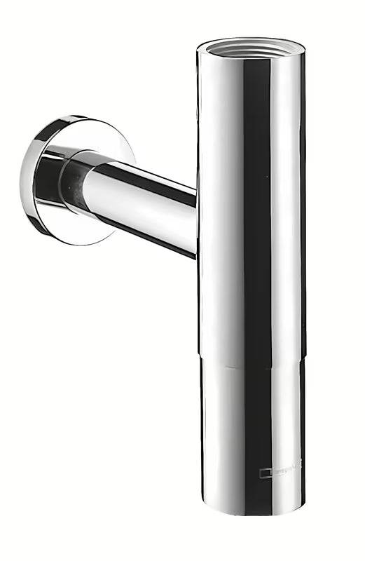 Chromový umyvadlový sifon Hansgrohe Flowstar s nastavením 65–165 mm