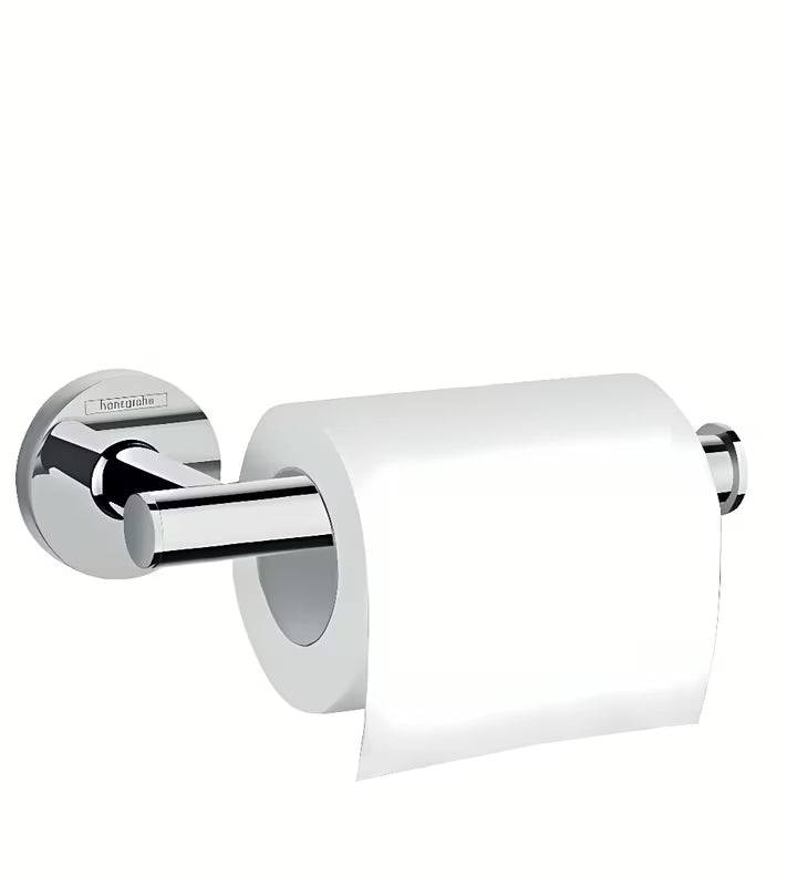 Hansgrohe Logis držák toaletního papíru bez krytu v lesklém chromu pro nástěnnou montáž