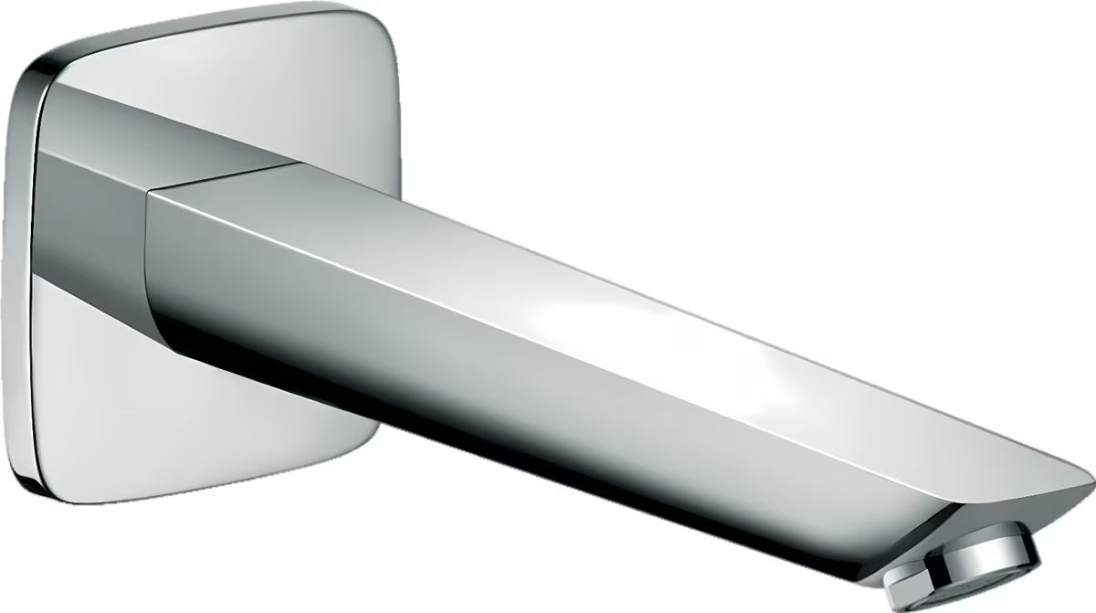 Hansgrohe Logis nástěnný vanový výtok v chromovém provedení s designem SoftCube