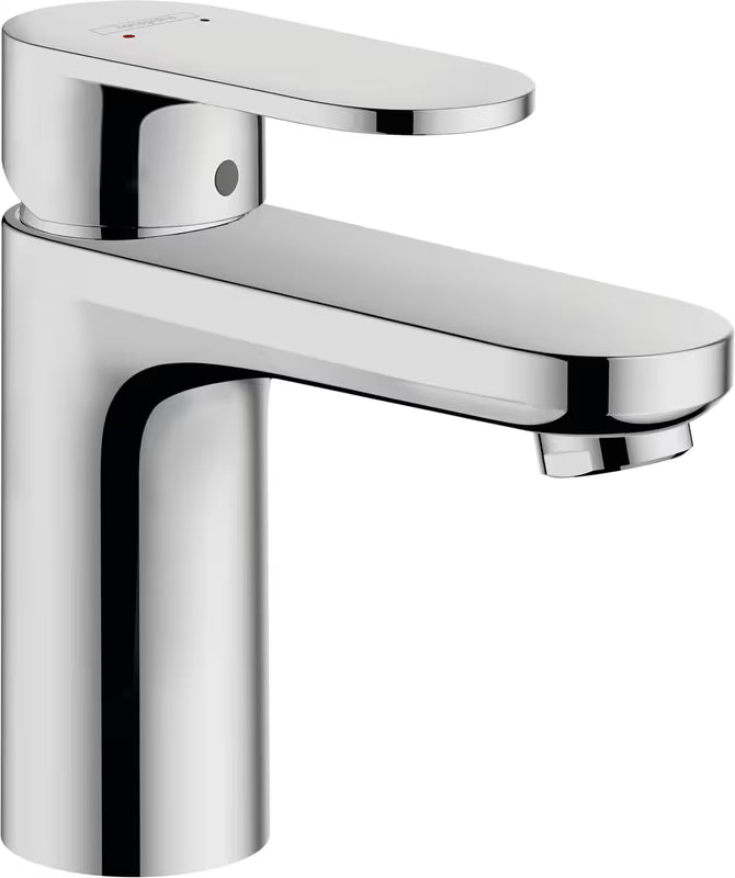 Chromová páková umyvadlová baterie Hansgrohe Vernis Blend 100 bez výpusti