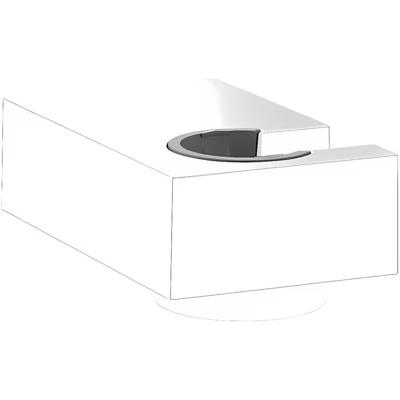 Hansgrohe Porter E nástěnný držák sprchy v matně bílé barvě s kovovým provedením.