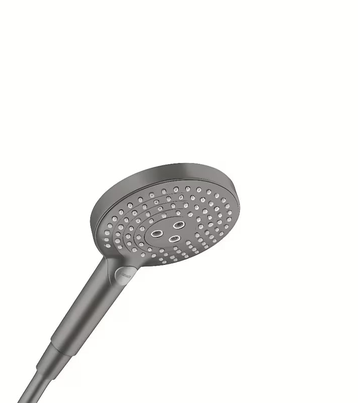 Ruční sprcha Hansgrohe Raindance Select 125 mm v povrchu kartáčovaný černý chrom