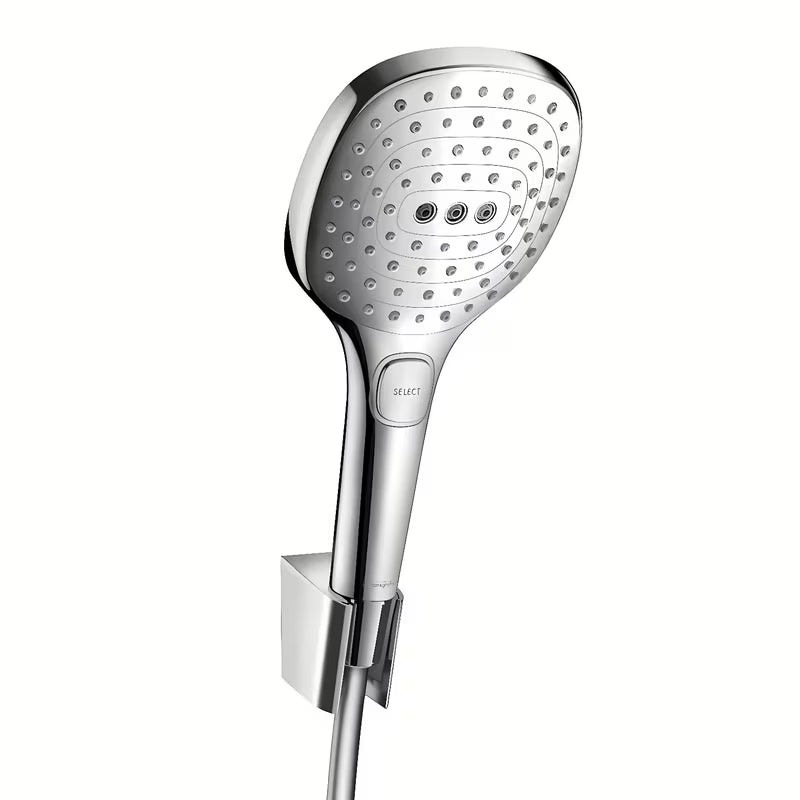 Hansgrohe Raindance Select E vanový sprchový set v chromu s ruční sprchou 120 mm, držákem a hadicí 1,60 m