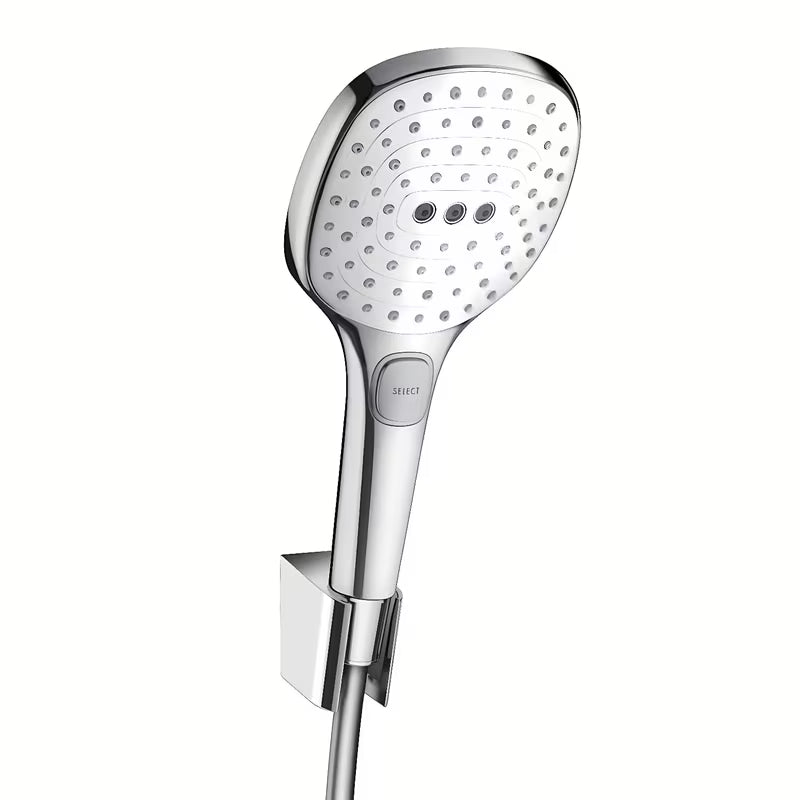 Hansgrohe Raindance Select E vanový sprchový set bílá chrom s ruční sprchou 120 mm a hadicí 1,60 m