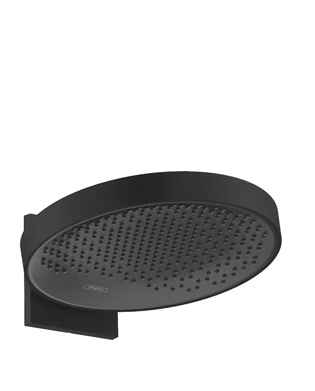 Hlavová sprcha hansgrohe Rainfinity 360 mm v matné černé s antracitovým sprchovým diskem