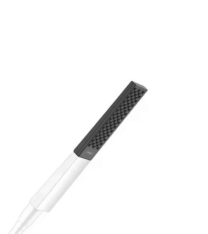 Tyčová ruční sprcha hansgrohe Rainfinity 100 1jet v matné bílé s proudem PowderRain