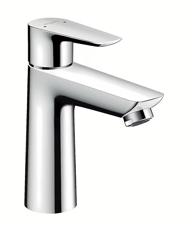 Chromová umyvadlová páková baterie Hansgrohe Talis E 110 s výpustí a táhlem