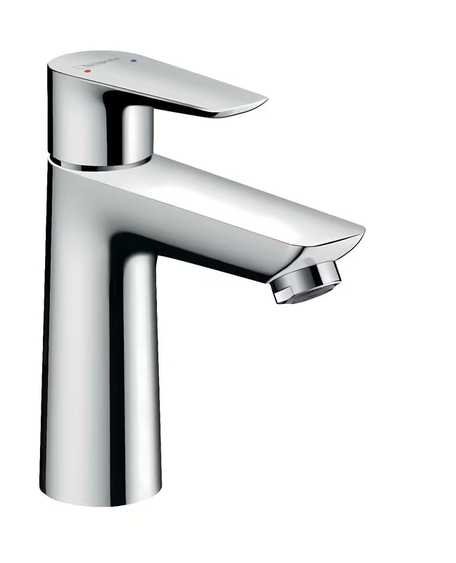 Chromová umyvadlová páková baterie hansgrohe Talis E 110 s odtokovou soupravou Push-Open