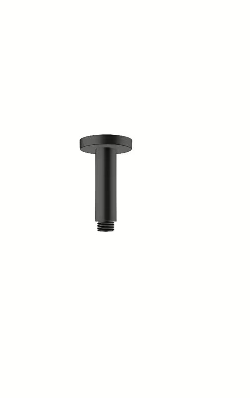 Hansgrohe Vernis Blend stropní sprchové rameno 100 mm v matné černé s kulatou rozetou