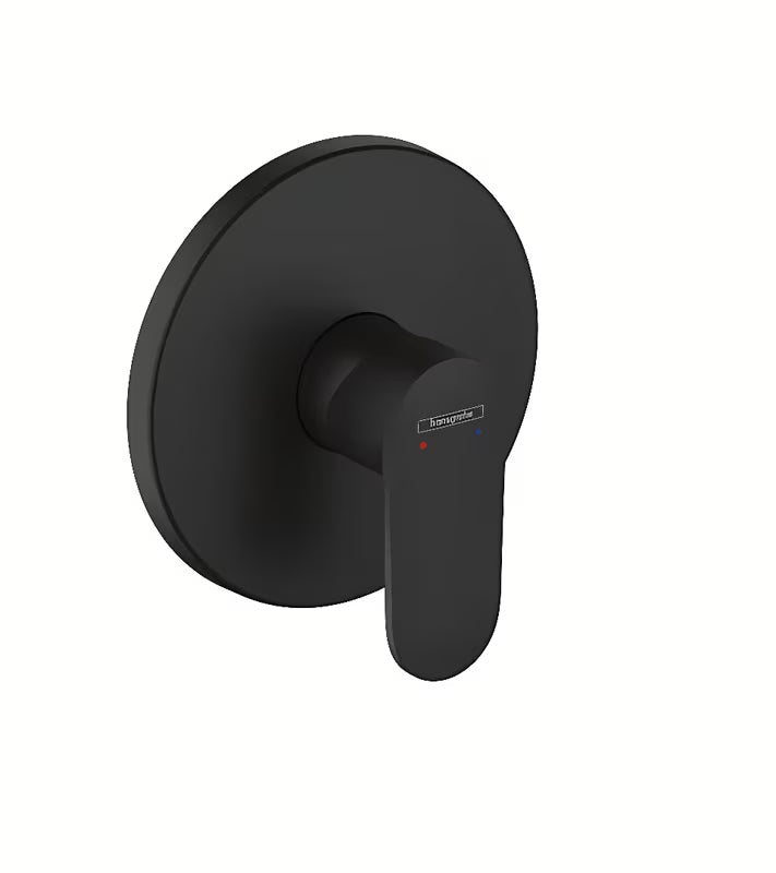 Hansgrohe Vernis Blend podomítková sprchová baterie v matné černé s pákovým ovládáním